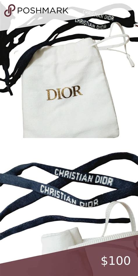 dior shoe laces.